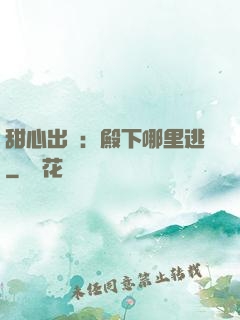 甜心出擊：殿下哪里逃