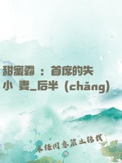 甜蜜霸寵：首席的失憶小嬌妻