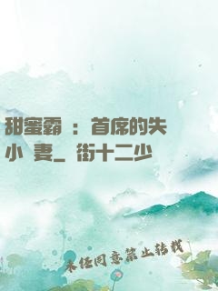 甜蜜霸寵：首席的失憶小嬌妻