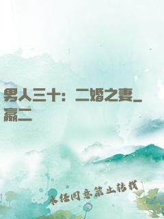 男人三十：二婚之妻