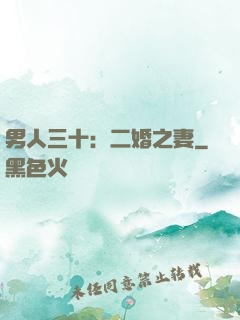 男人三十：二婚之妻