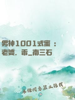 男神1001式蜜愛：老婆，乖