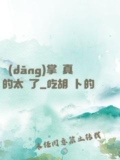 當(dāng)掌門真的太難了