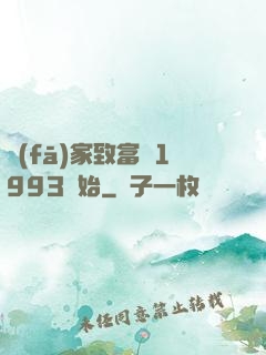發(fā)家致富從1993開始