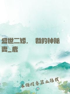 盛世二婚，總裁的神秘妻
