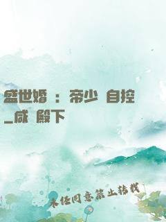 盛世婚寵：帝少難自控