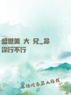 盛世美顏大師兄