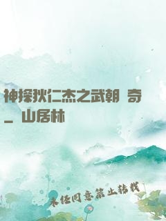 神探狄仁杰之武朝傳奇