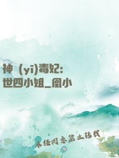 神醫(yī)毒妃：絕世四小姐