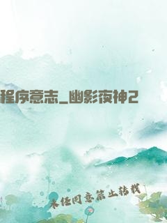 程序意志