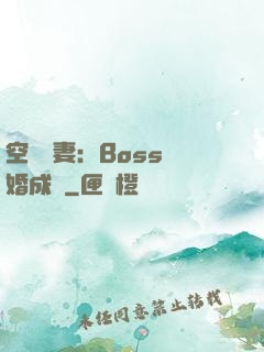 空間嬌妻：Boss寵婚成癮