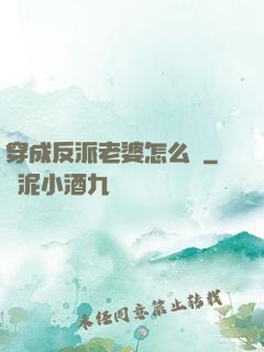 穿成反派老婆怎么辦