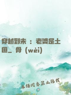 穿越到未來：老婆是土匪