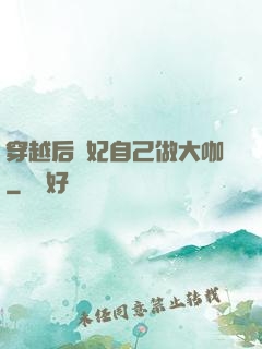 穿越后貴妃自己做大咖