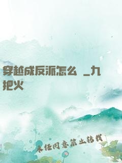 穿越成反派怎么辦