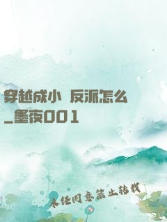 穿越成小說反派怎么辦