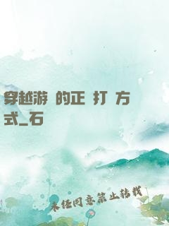 穿越游戲的正確打開方式