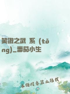 笑傲之武俠系統(tǒng)