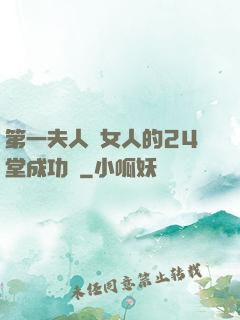 第一夫人給女人的24堂成功課
