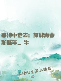 等待中老去：放肆青春那些年