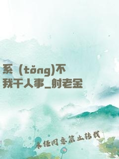 系統(tǒng)不讓我干人事