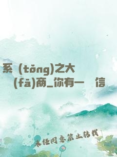 系統(tǒng)之大開發(fā)商