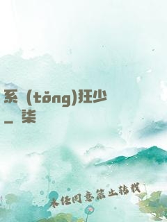 系統(tǒng)狂少