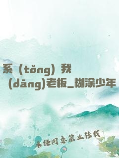 系統(tǒng)請我當(dāng)老板