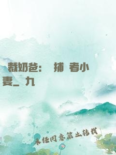 總裁奶爸：緝捕記者小妻