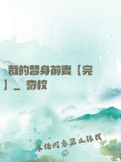 總裁的替身前妻【完結】