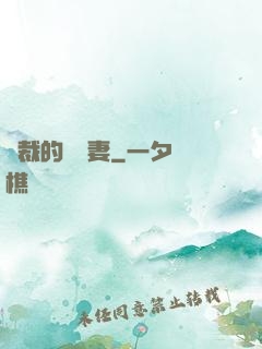 總裁的緋聞妻