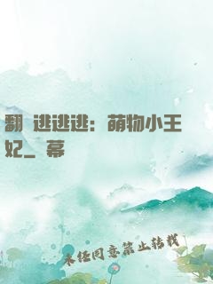 翻墻逃逃逃：萌物小王妃