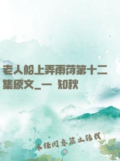 老人船上弄雨荷第十二集原文