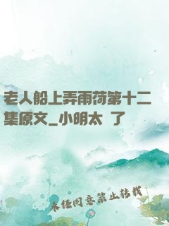 老人船上弄雨荷第十二集原文