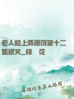 老人船上弄雨荷第十二集原文