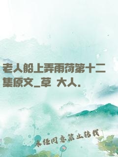 老人船上弄雨荷第十二集原文