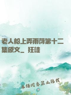 老人船上弄雨荷第十二集原文