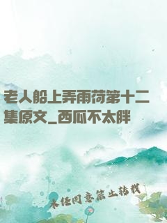 老人船上弄雨荷第十二集原文