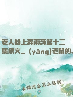 老人船上弄雨荷第十二集原文