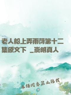 老人船上弄雨荷第十二集原文下載