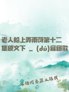 老人船上弄雨荷第十二集原文下載