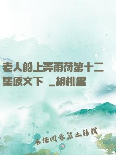 老人船上弄雨荷第十二集原文下載