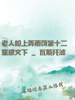 老人船上弄雨荷第十二集原文下載