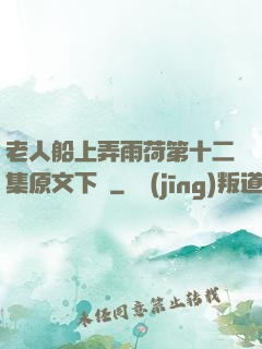 老人船上弄雨荷第十二集原文下載