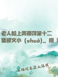 老人船上弄雨荷第十二集原文小說(shuō)