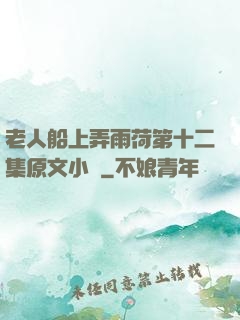 老人船上弄雨荷第十二集原文小說