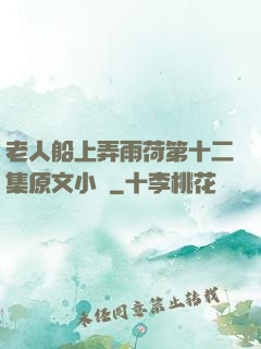 老人船上弄雨荷第十二集原文小說