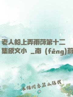 老人船上弄雨荷第十二集原文小說