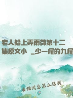 老人船上弄雨荷第十二集原文小說