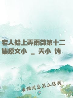 老人船上弄雨荷第十二集原文小說